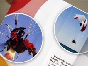 Concours international de parachute ascensionnel a Da Nang