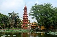 voyages Multi-pays: Combine Vietnam Laos, visite pagode tran quoc