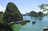 Decouverte du Vietnam a velo, croisiere sur la baie d'halong viet nam