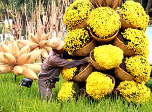 Hô Chi Minh-Ville en fête florale, fete du tet du vietnam