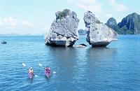 treks randonnees Vietnam: Conquerir le fansipan, kayaking a halong